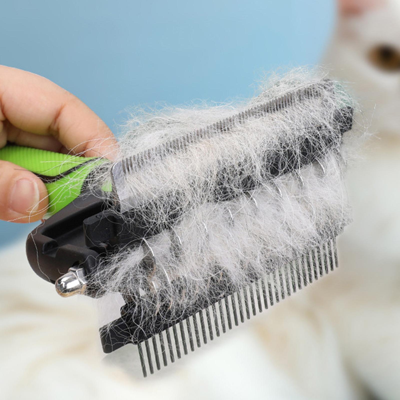 Pet Supplies Vet - Sikat Penghilang Bulu Kucing, Sisir Logam